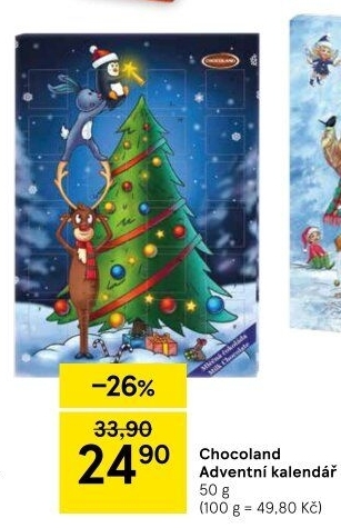 Adventní kalendář Chocoland