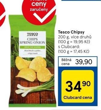 Chipsy Tesco