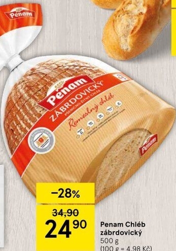 Chléb zábrdovický Penam