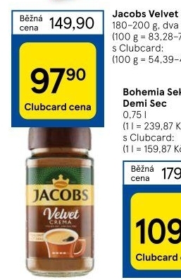 Instantní káva Jacobs Velvet
