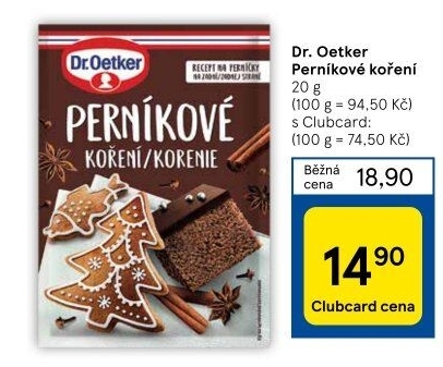 Koření Perníkové Dr. Oetker