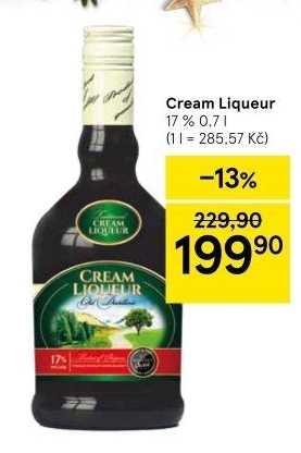 Likér Cream Liqueur