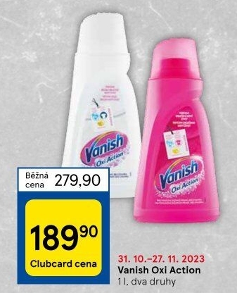 Odstraňovač skvrn gelový Vanish Oxi Action