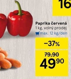 Paprika červená