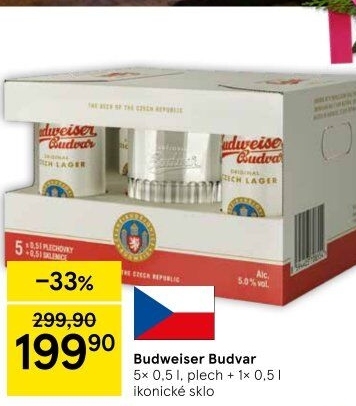 Pivo Budweiser Budvar - dárkové balení