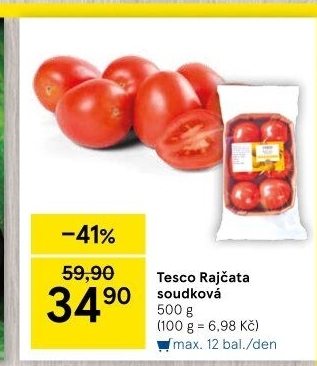 Rajčata soudková Tesco