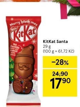 Santa Kit Kat Nestlé