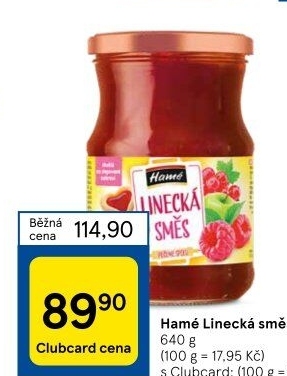 Směs ovocná linecká Hamé