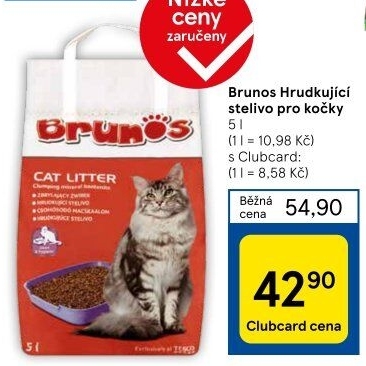 Stelivo pro kočky Brunos