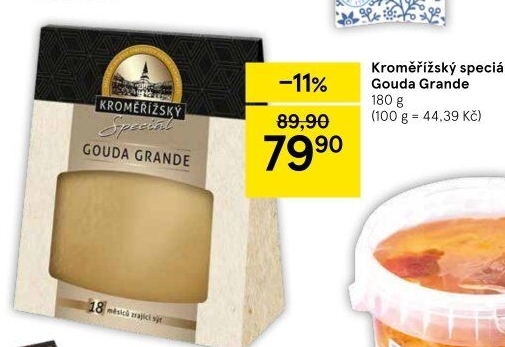 Sýr Gouda Grande Kroměřížský speciál