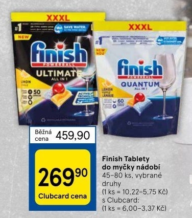 Tablety do myčky Finish