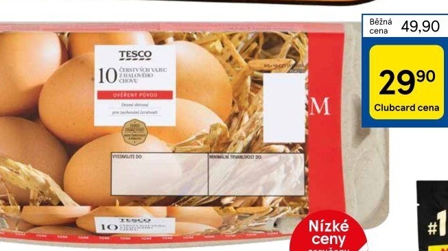Vejce M Tesco