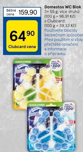 WC bloky Domestos