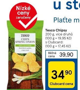 Chipsy Tesco