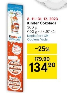 Čokoládky Kinder