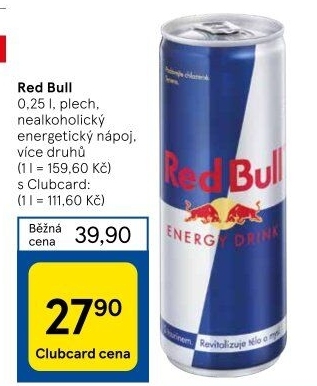 Energetický nápoj Red Bull