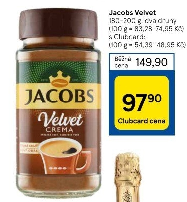 Instantní káva Jacobs Velvet