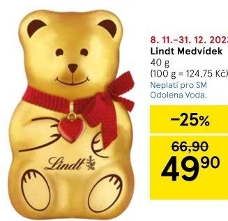 Medvídek čokoládový Lindt