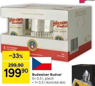 Pivo Budweiser Budvar - dárkové balení