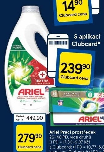 Prací prostředky Ariel