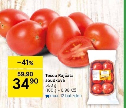 Rajčata soudková Tesco