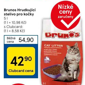 Stelivo pro kočky Brunos