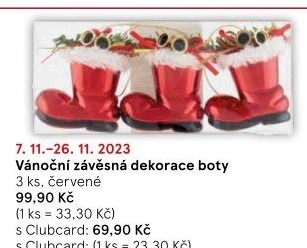 Vánoční závěsné dekorace