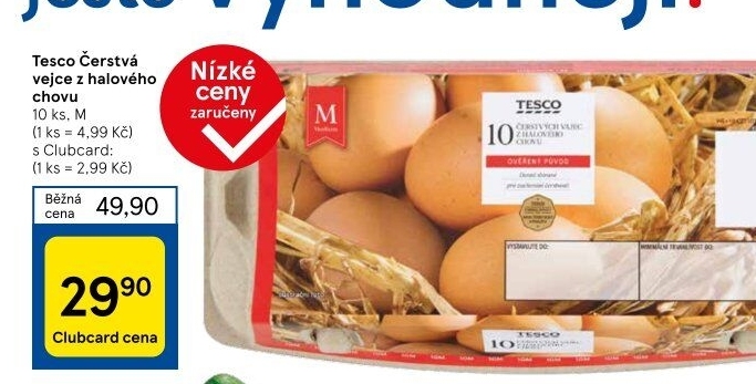 Vejce M Tesco