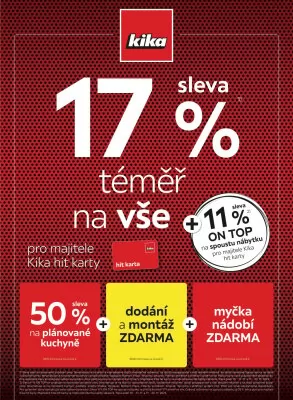 akční leták Kika nábytek 6.11.2023-19.11.2023