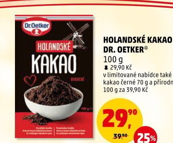 Kakao holandské Dr. Oetker