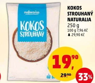 Kokos strouhaný Naturalia