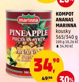 Kompot ananas Marinna