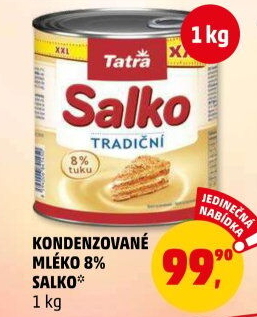 Mléko kondenzované Salko Tatra