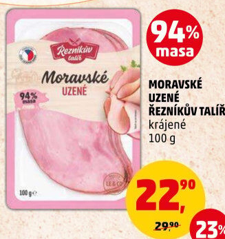 Moravské maso uzené Řezníkův talíř