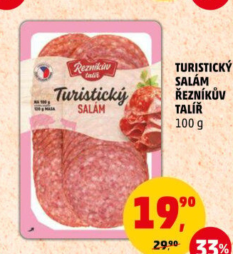 Salám turistický Řezníkův talíř