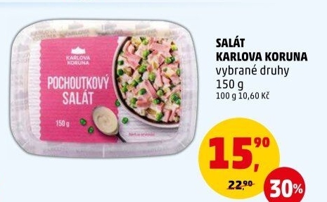 Saláty Karlova Koruna