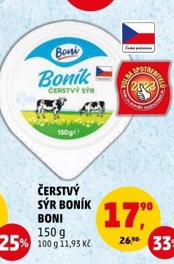 Sýr čerstvý Boník Boni