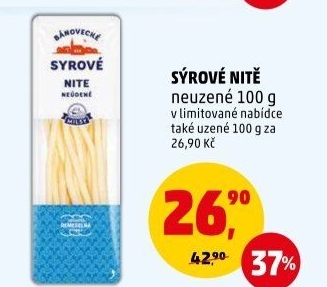Sýrové nitě Bánovecké Milsy