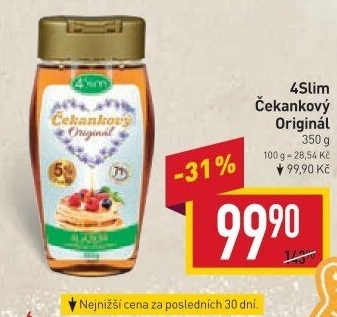 Čekankový sirup 4Slim