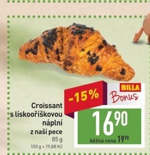 Croissant s náplní