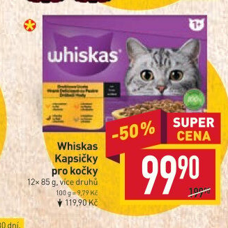 Kapsičky pro kočky Whiskas