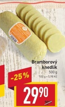 Knedlík bramborový Lef