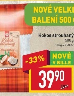Kokos strouhaný IBK trade