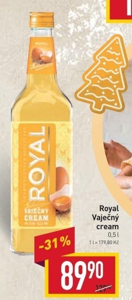 Likér vaječný cream Royal