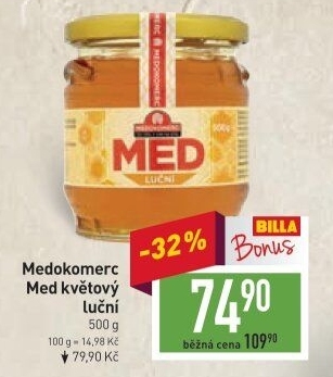 Med květový luční Medokomerc
