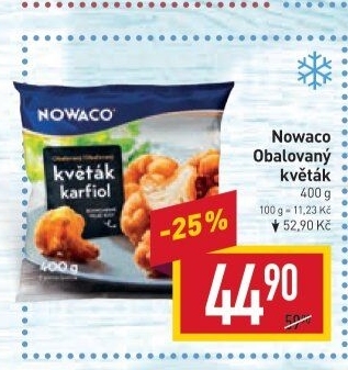 Obalovaný květák mražený Nowaco