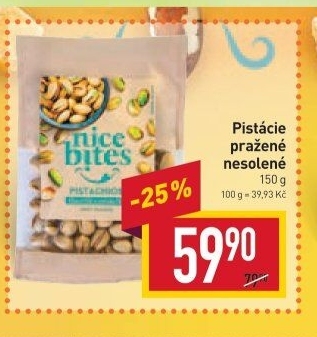 Pistácie pražené Nice Bites
