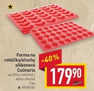 Silikonová forma na rohlíčky Culinaria Banquet