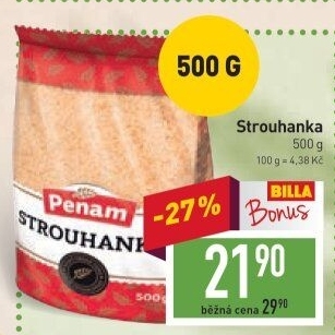 Strouhanka z pečiva Penam