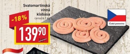 Vinná klobása Svatomartinská